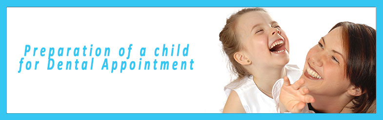 Preparation of a child for dental appointments