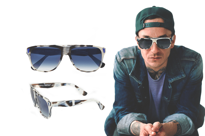 VCR Sunglasses Portrait Eyewear