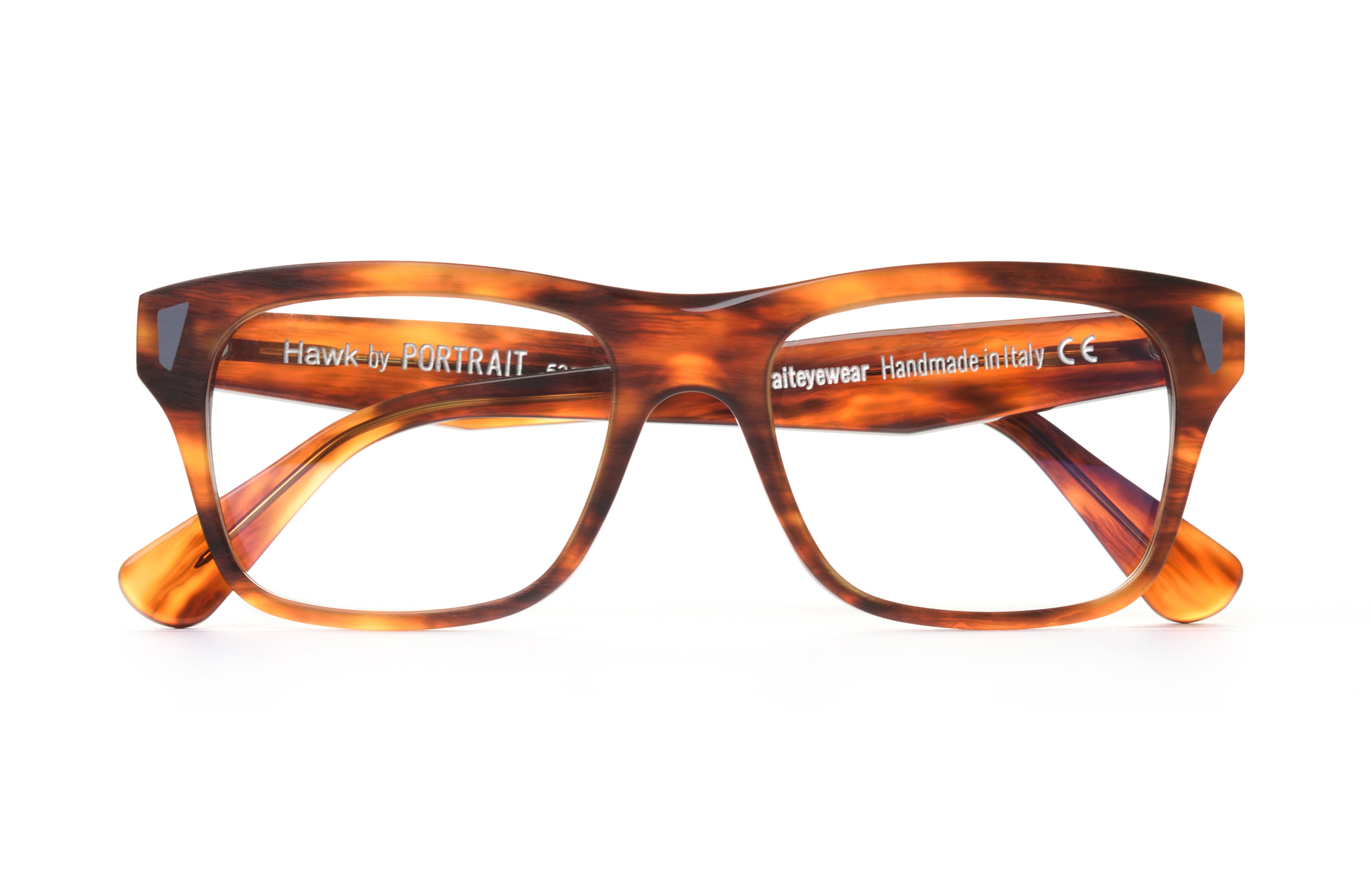Hawk - Wooden Tortoise Portrait Eyewear