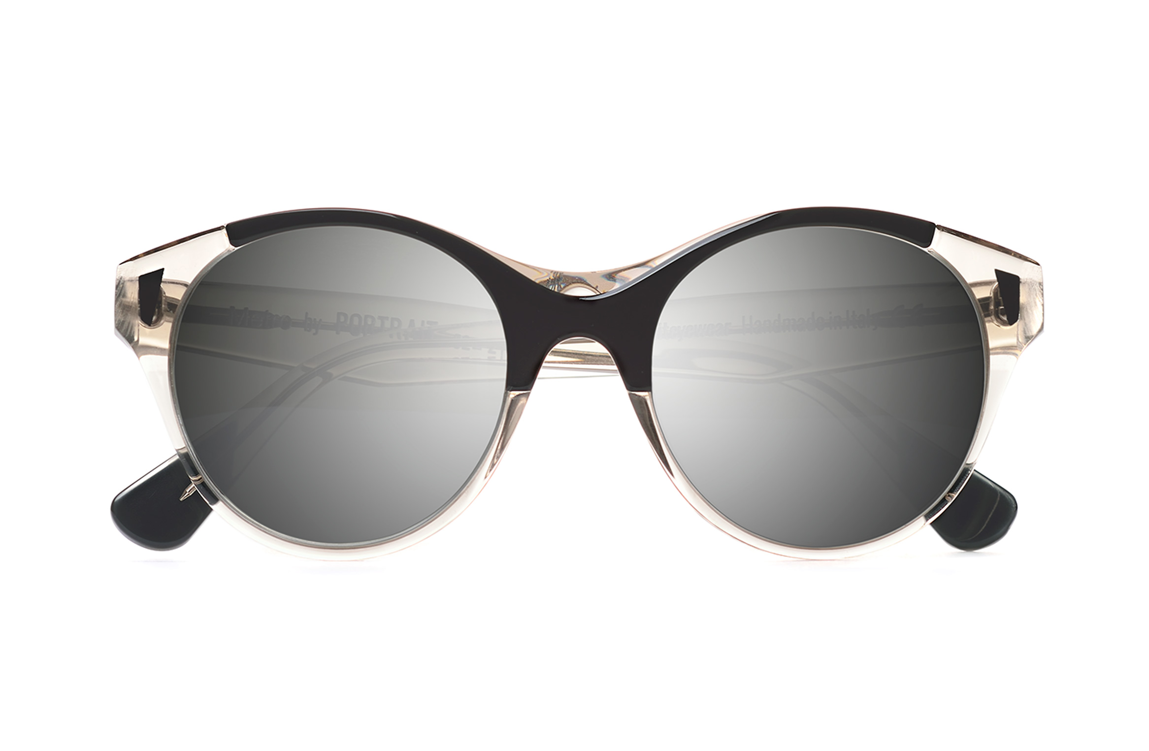 Metro - Transparent+Black Portrait Eyewear